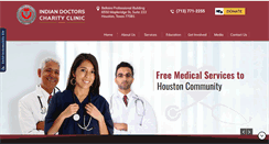 Desktop Screenshot of indiandoctorscharityclinic.org