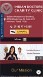 Mobile Screenshot of indiandoctorscharityclinic.org